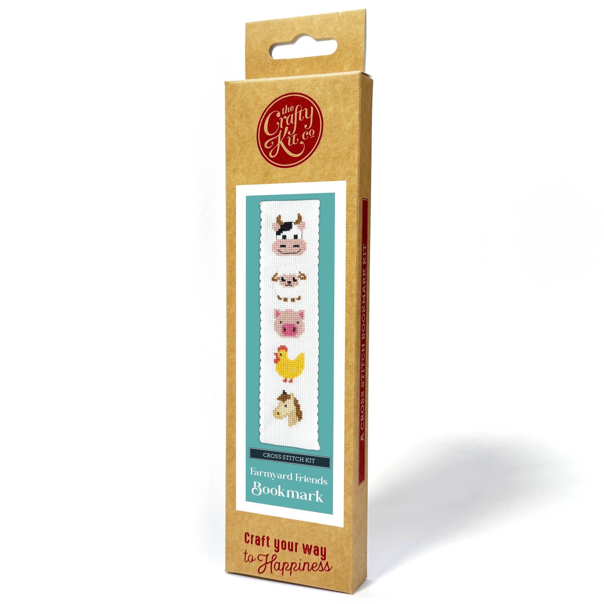 Farmyard Friends Cross Stitch Bookmark Kit