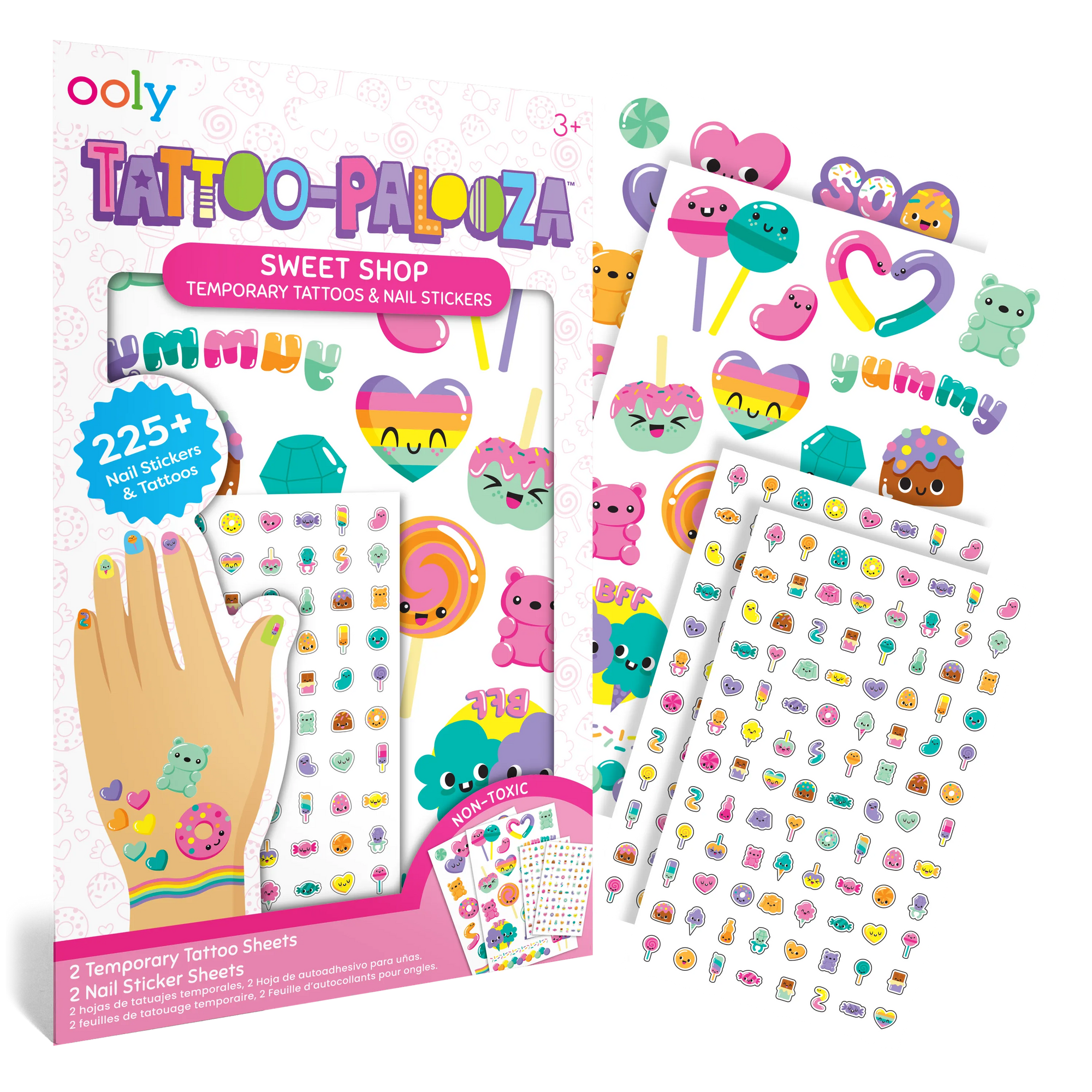 Tattoo Palooza: Temporary Tattoos &amp; Nail Stickers - Sweet Sh