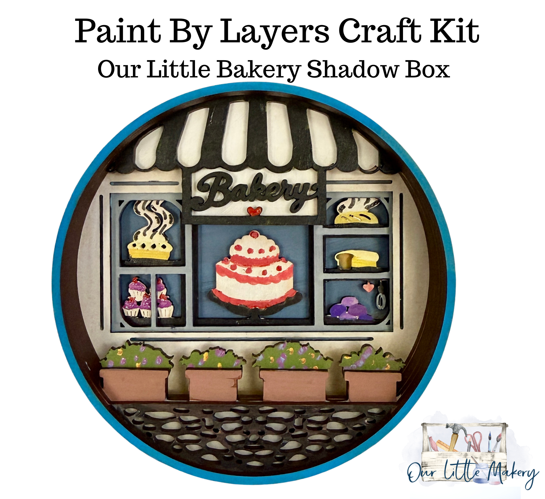 Our Little Bakery Shadow Box Kit