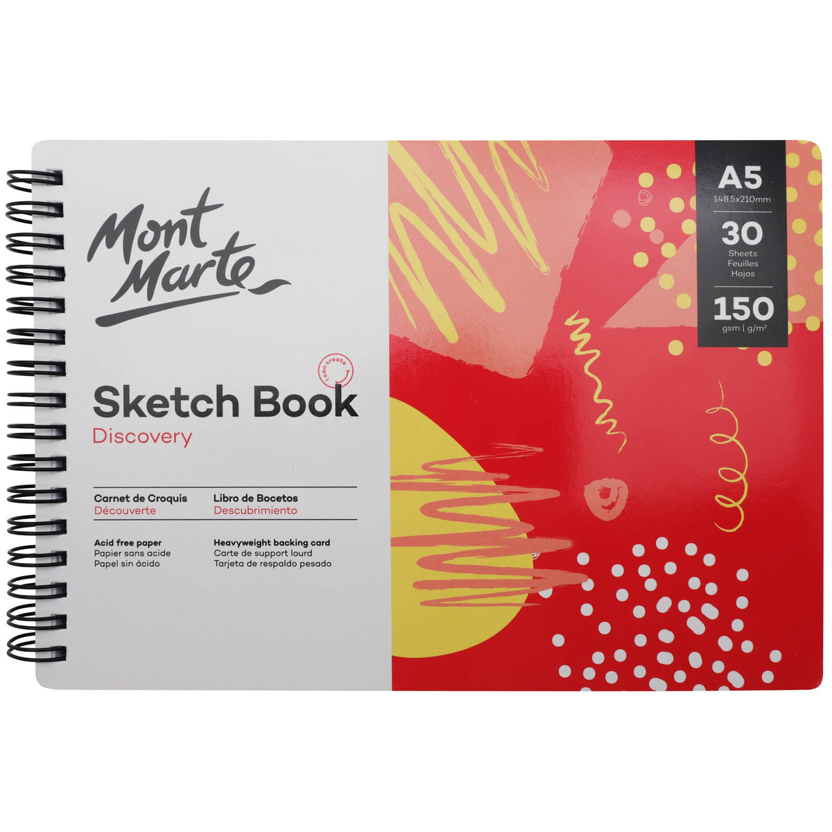 Sketch Book Discovery A5 (5.8 x 8.3in) 30 Sheets 150gsm