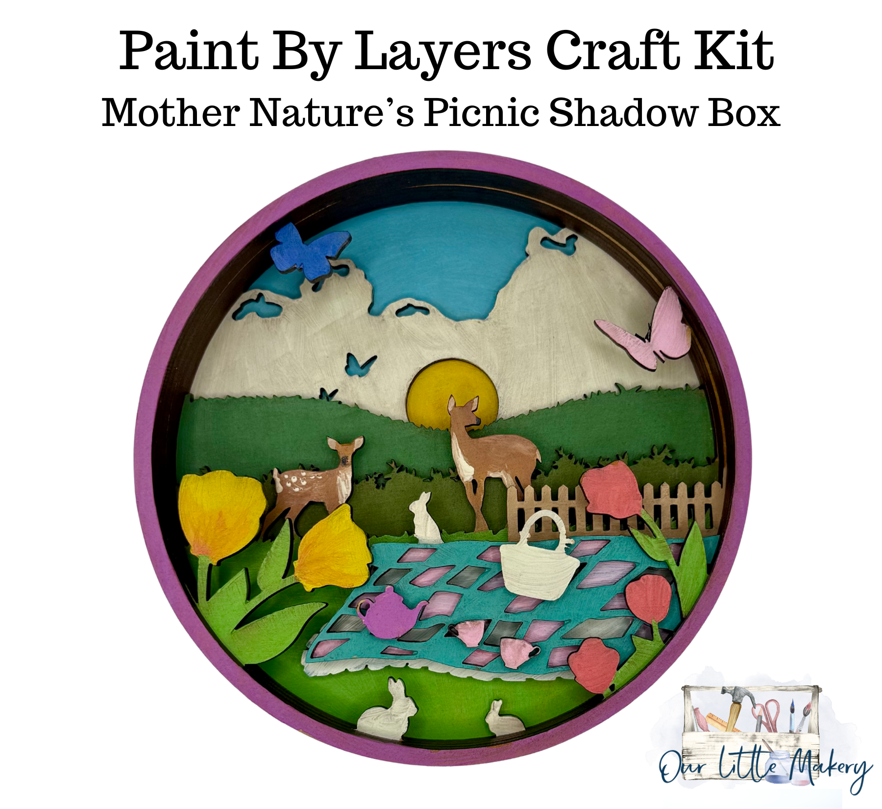 Mother Nature&#39;s Picnic Shadow Box Kit