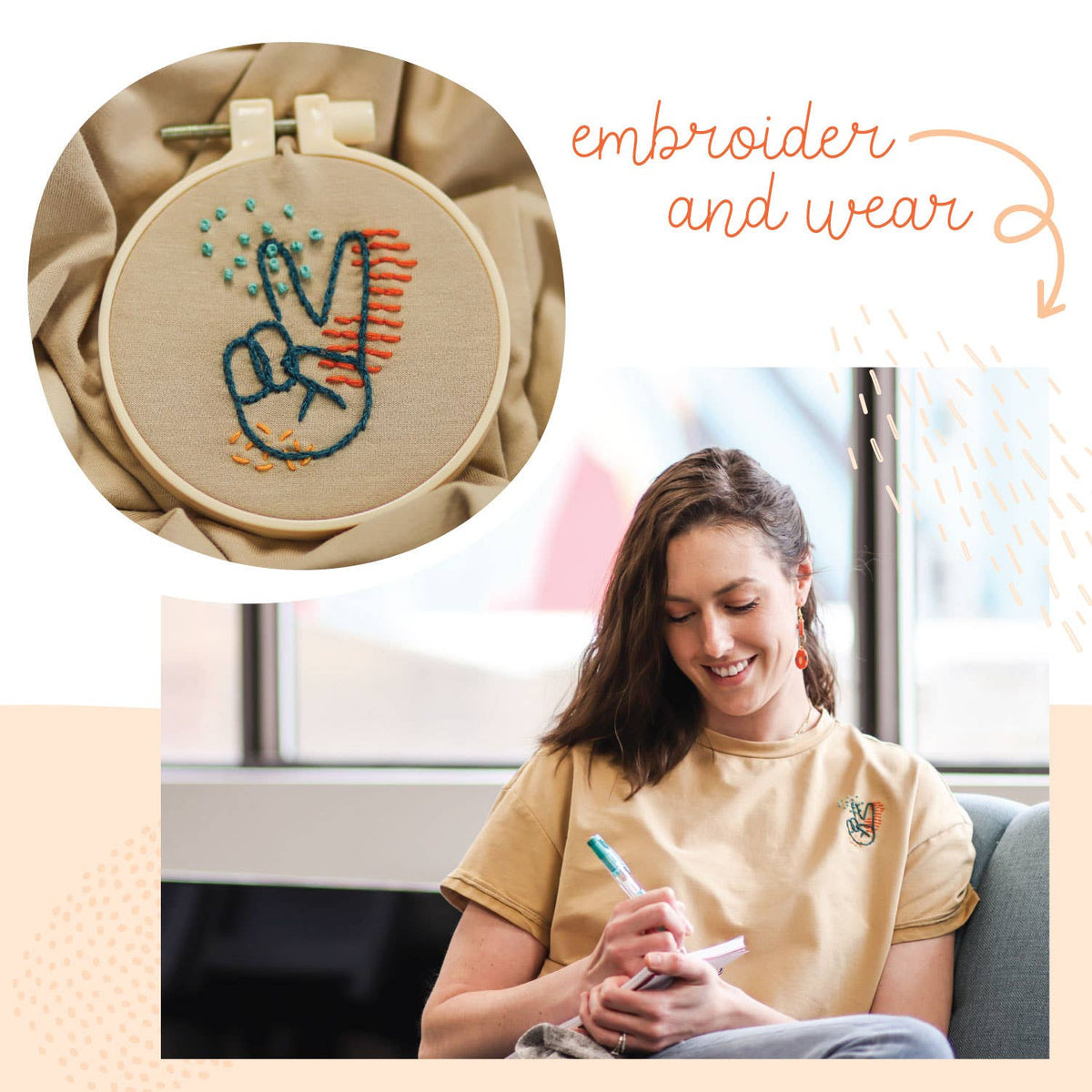 Up-Cycle Embroidery Kit