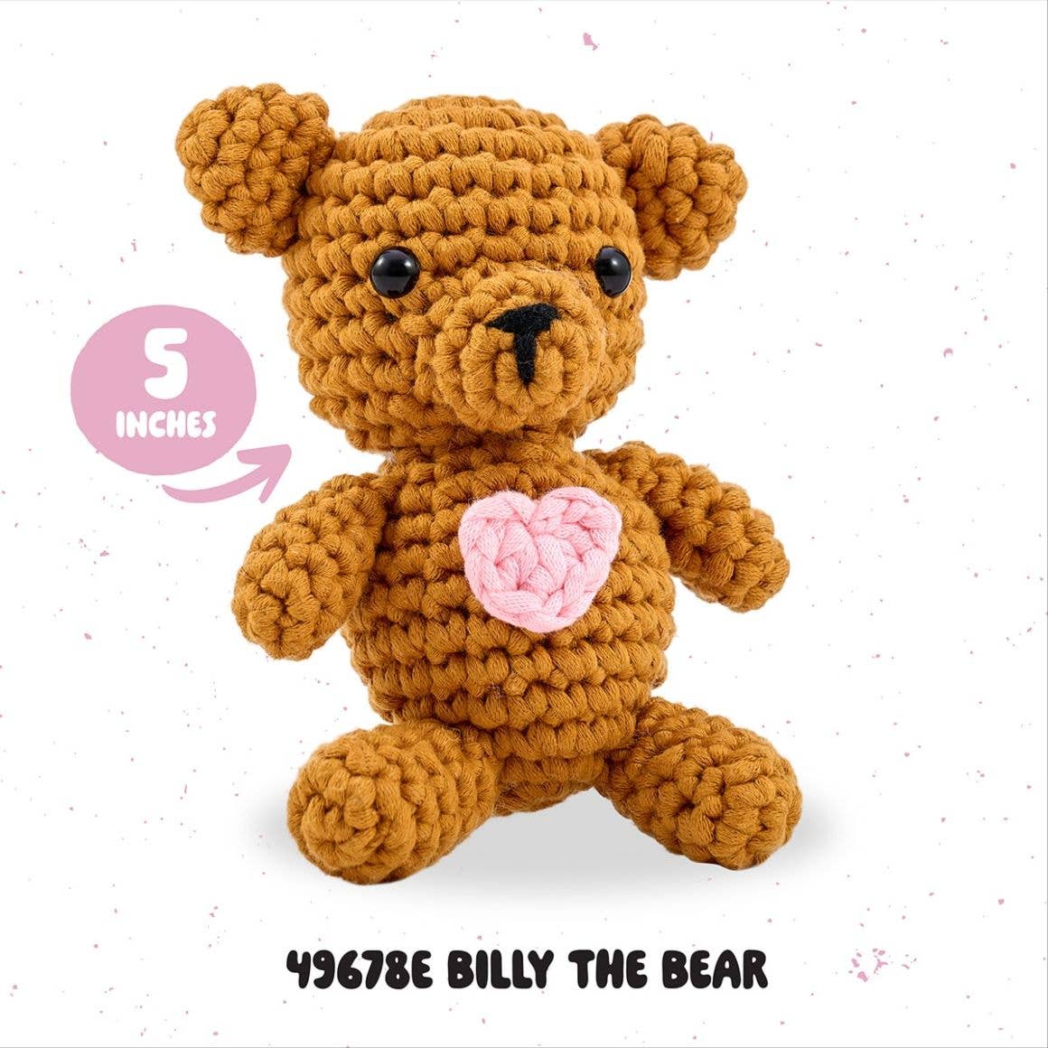 Bucilla ® Amigurumi Crochet Kit - Billy the Bear 5"
