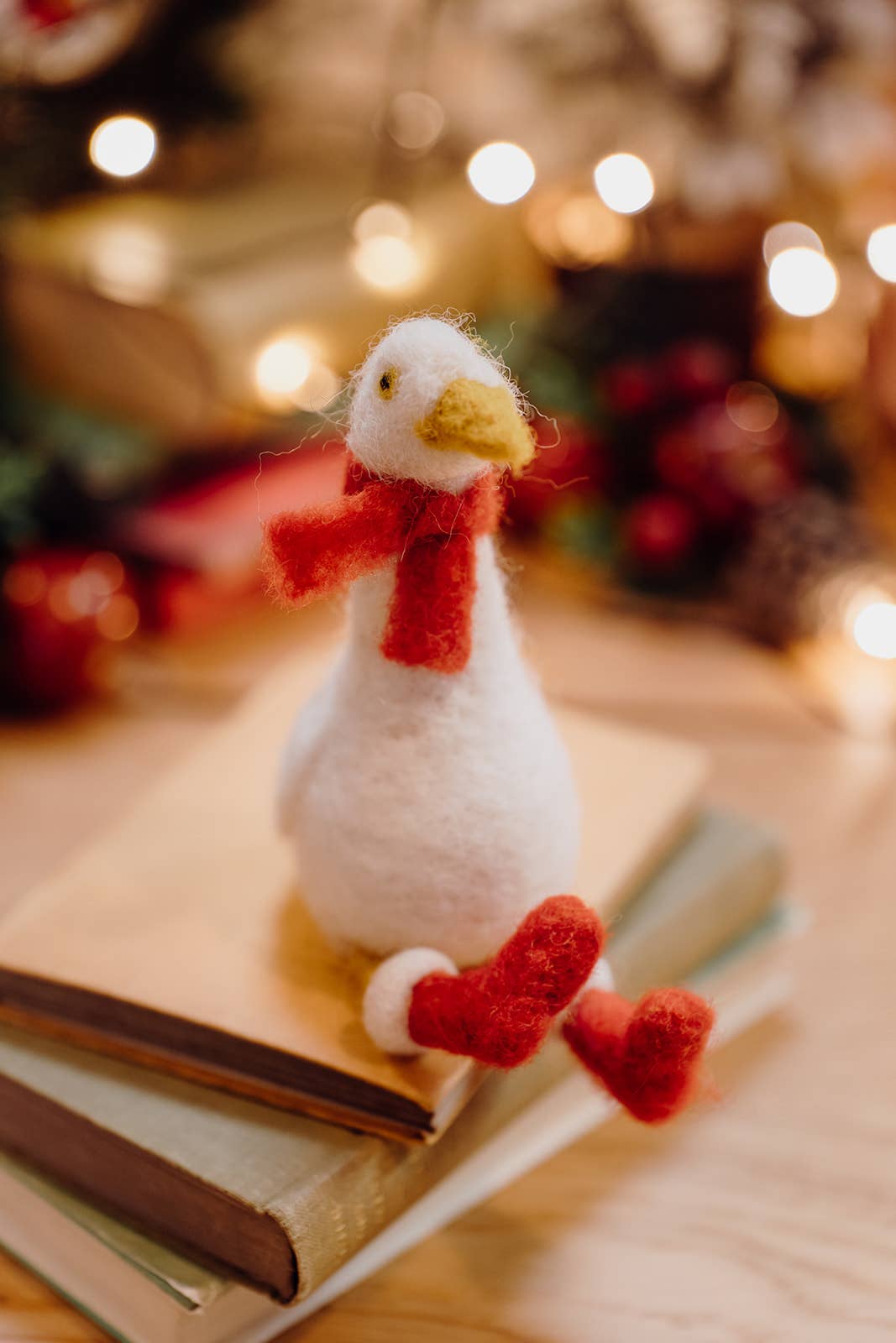 Winter Goose Needle Felting Kit