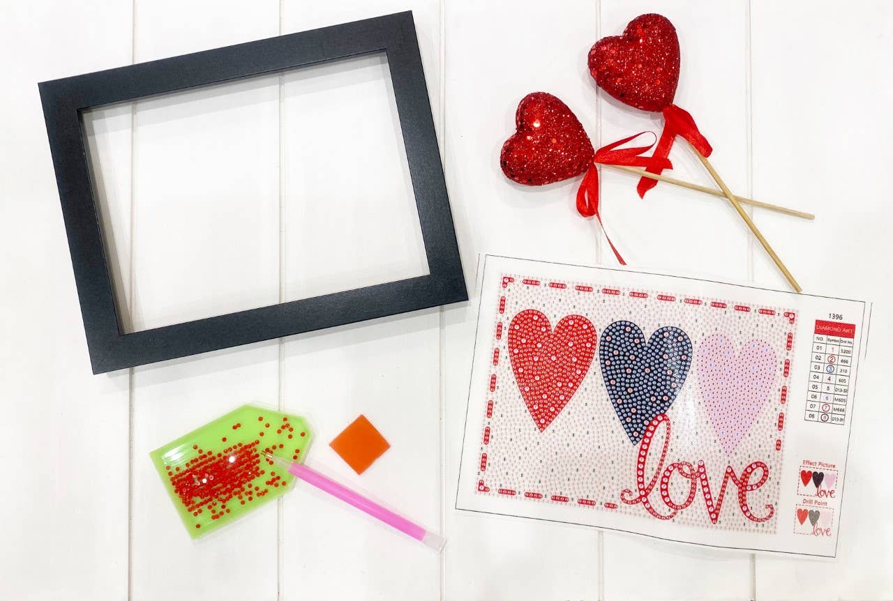 Hearts Diamond Art Kit