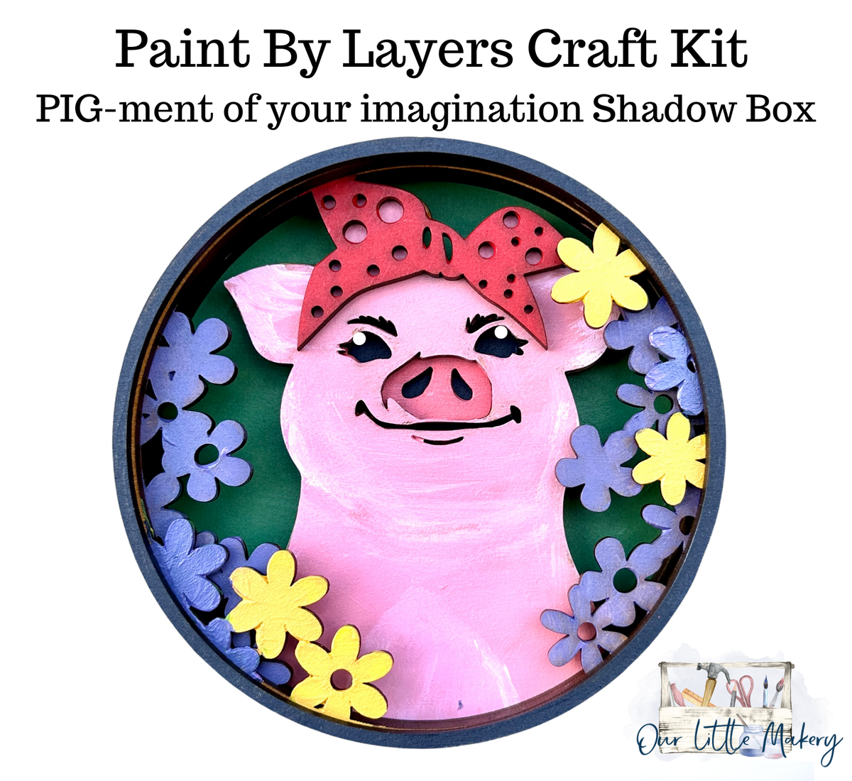 PIG-ment of Your Imagination Shadow Box Kit