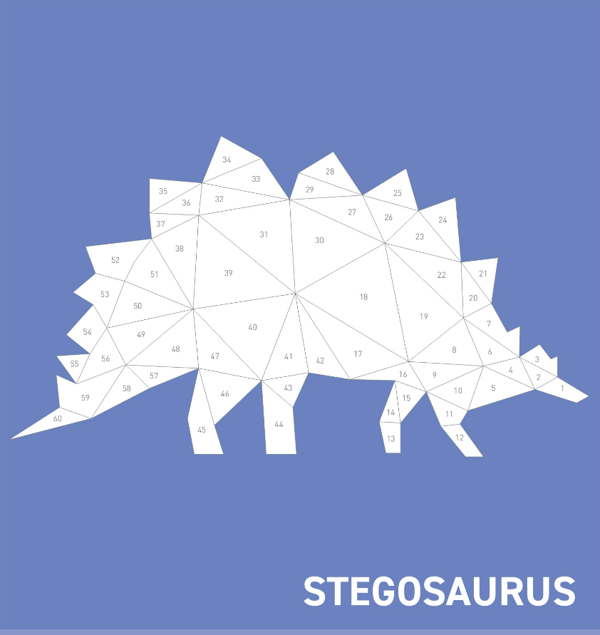 My Sticker Paintings: Dinosaurs