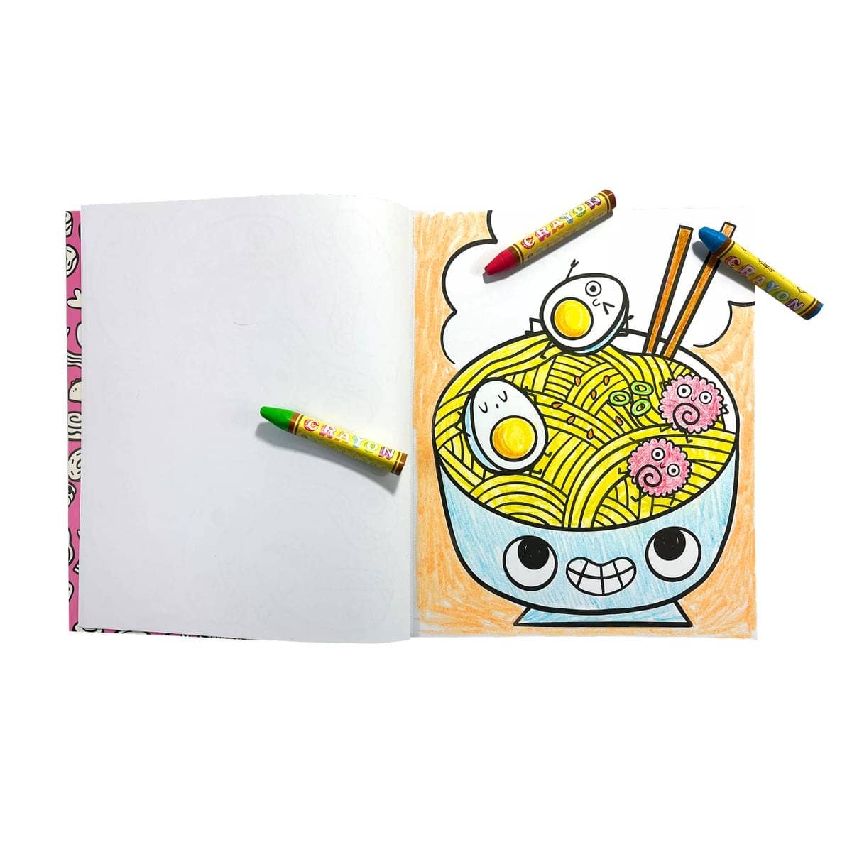 Color-in' Book: Happy Snacks (8" x 10";31 Pages)
