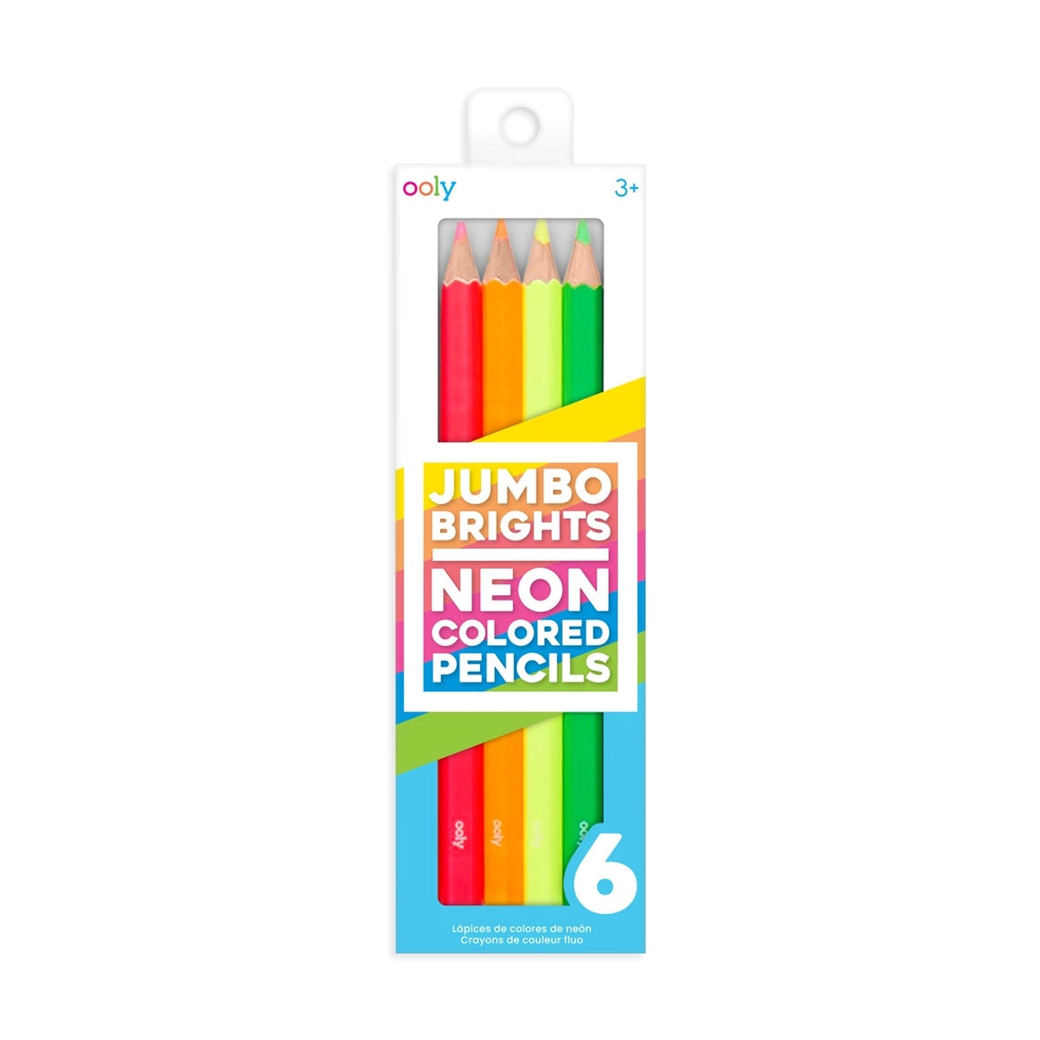 Jumbo Brights Individual Neon Colored Pencils