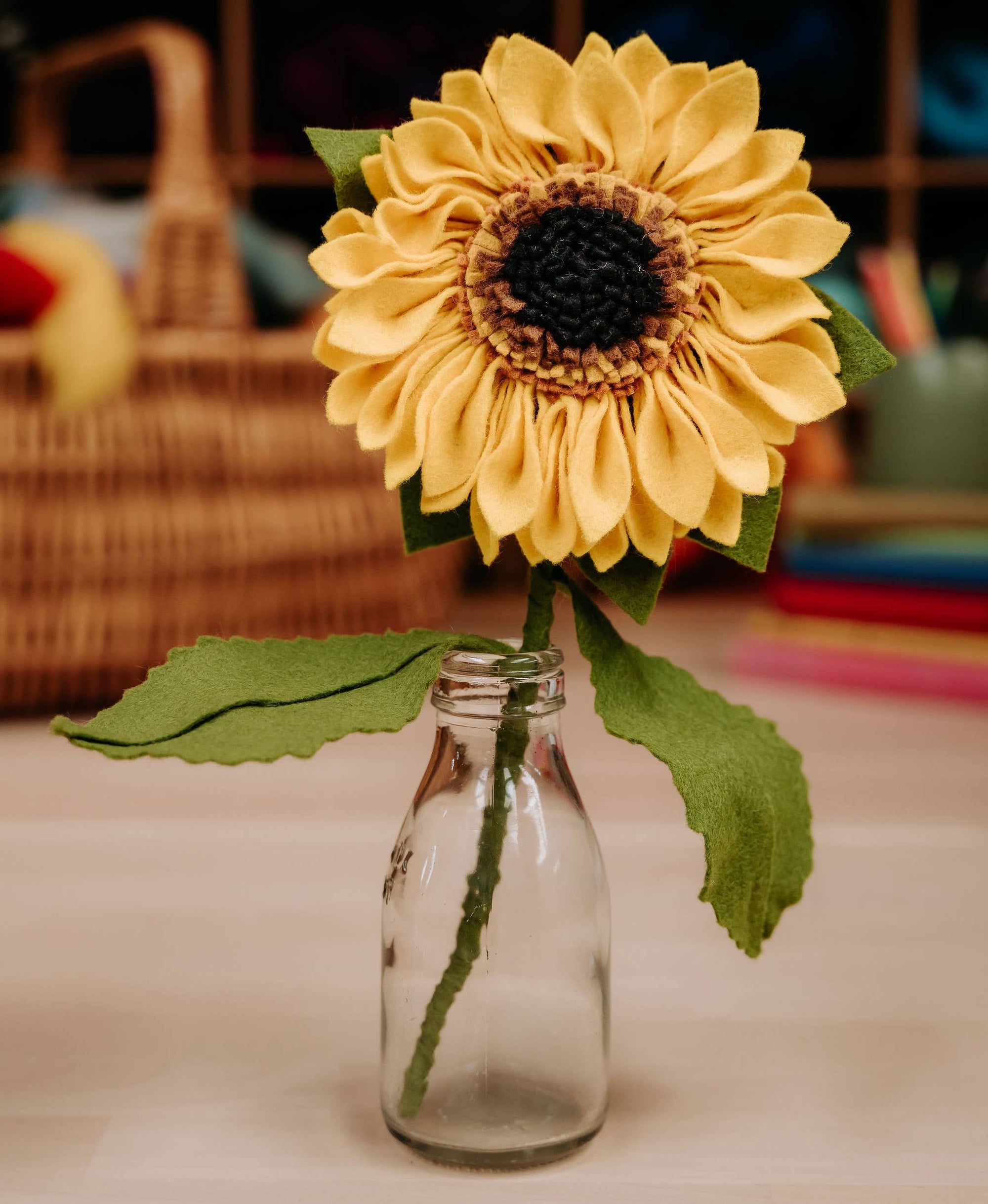 Felt Sunflower Flower Craft Kit