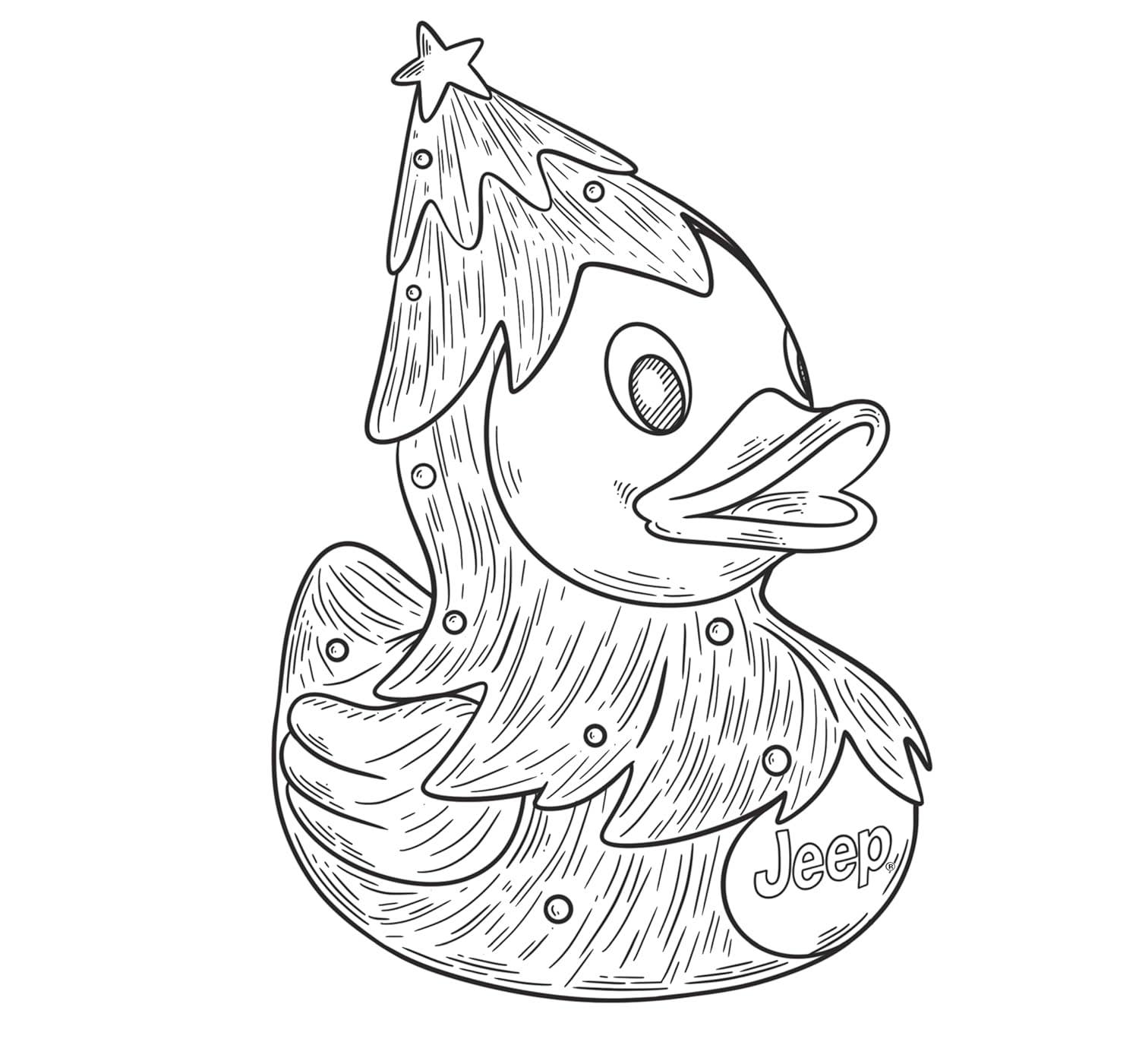 You've Been Ducked Jeep® Brand Coloring Book + Stickers