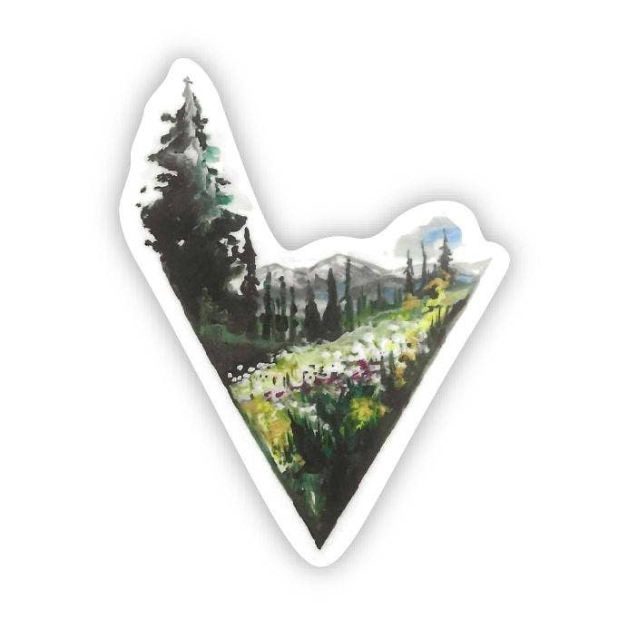Triangle Landscape Sticker