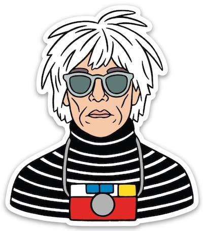 Andy Warhol Sticker