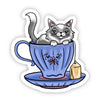 Cat Tea Sticker