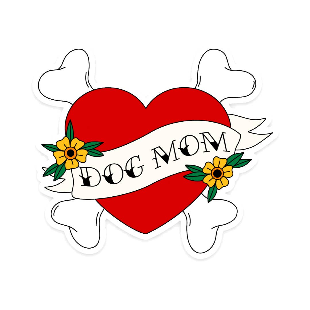 Dog Mom, Sticker or Magnet