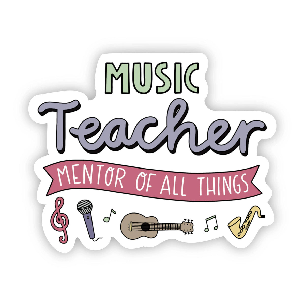 Music Teacher Sticker