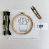 Modern Embroidery Kit - Simple Cactus