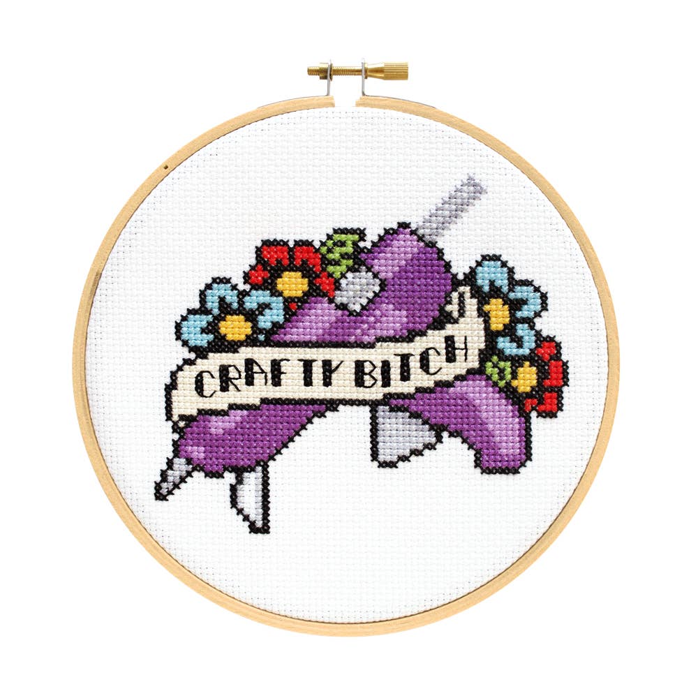 Crafty Bitch Cross Stitch Kit