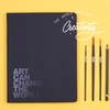 Art Can Change the World Hardcover Large Sketchbook