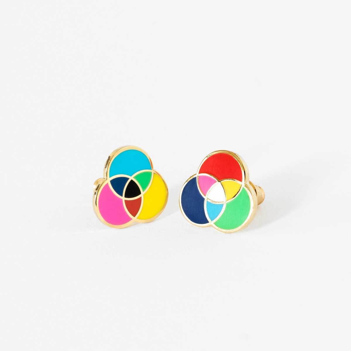 RGB and CMYK Earrings