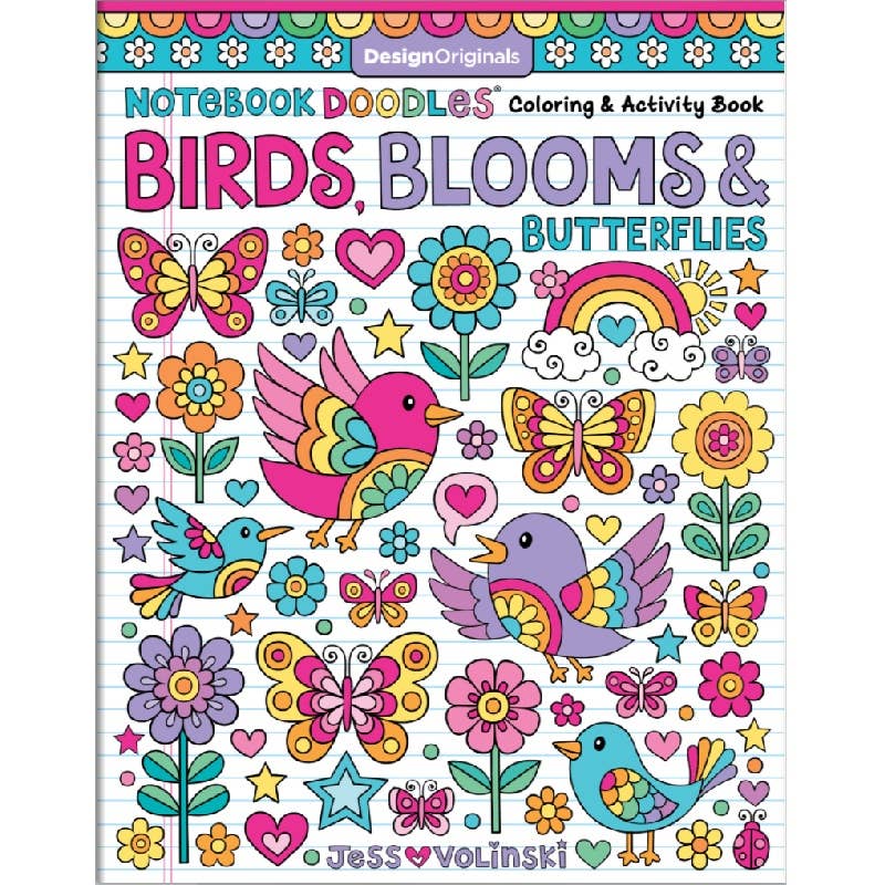 Birds &amp; Blooms Coloring Book