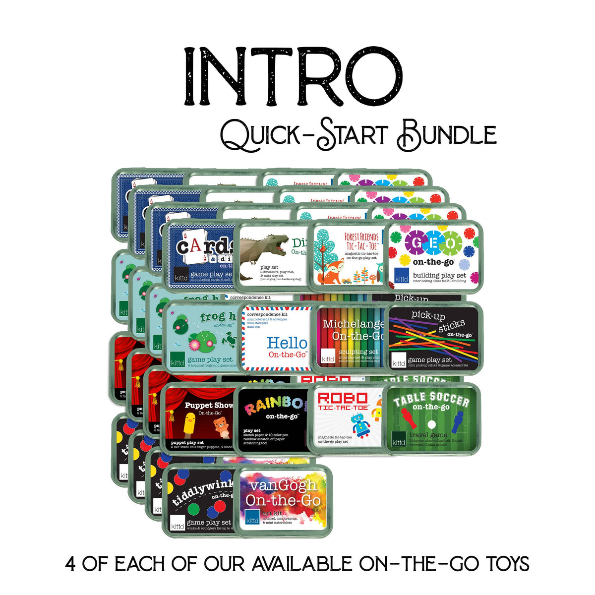 Intro Quick-Start Bundle - 4 of each kids&#39; toy (56 toys)