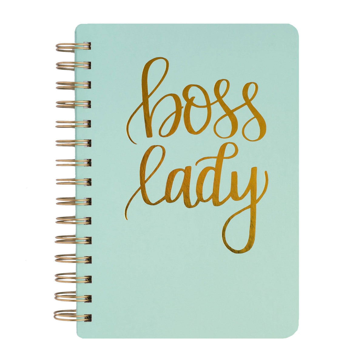 Boss Lady Mint Spiral Notebook