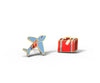 Airplane &amp; Suitcase Earrings