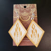 SHBA Henna Wood Earrings