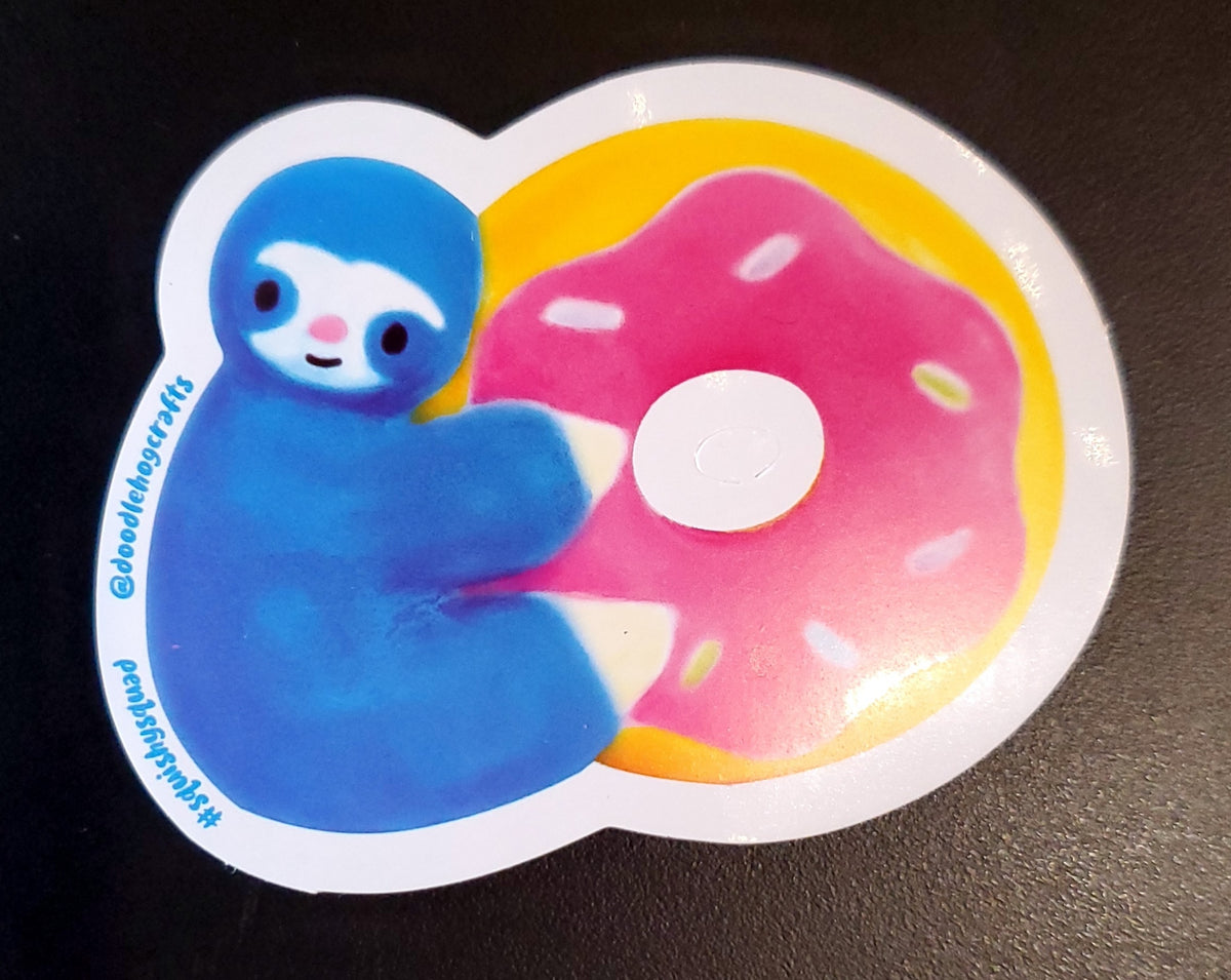 Sloth Squishy Sticker