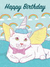 You Are a Meow-gical Creature Happy Birthday Card