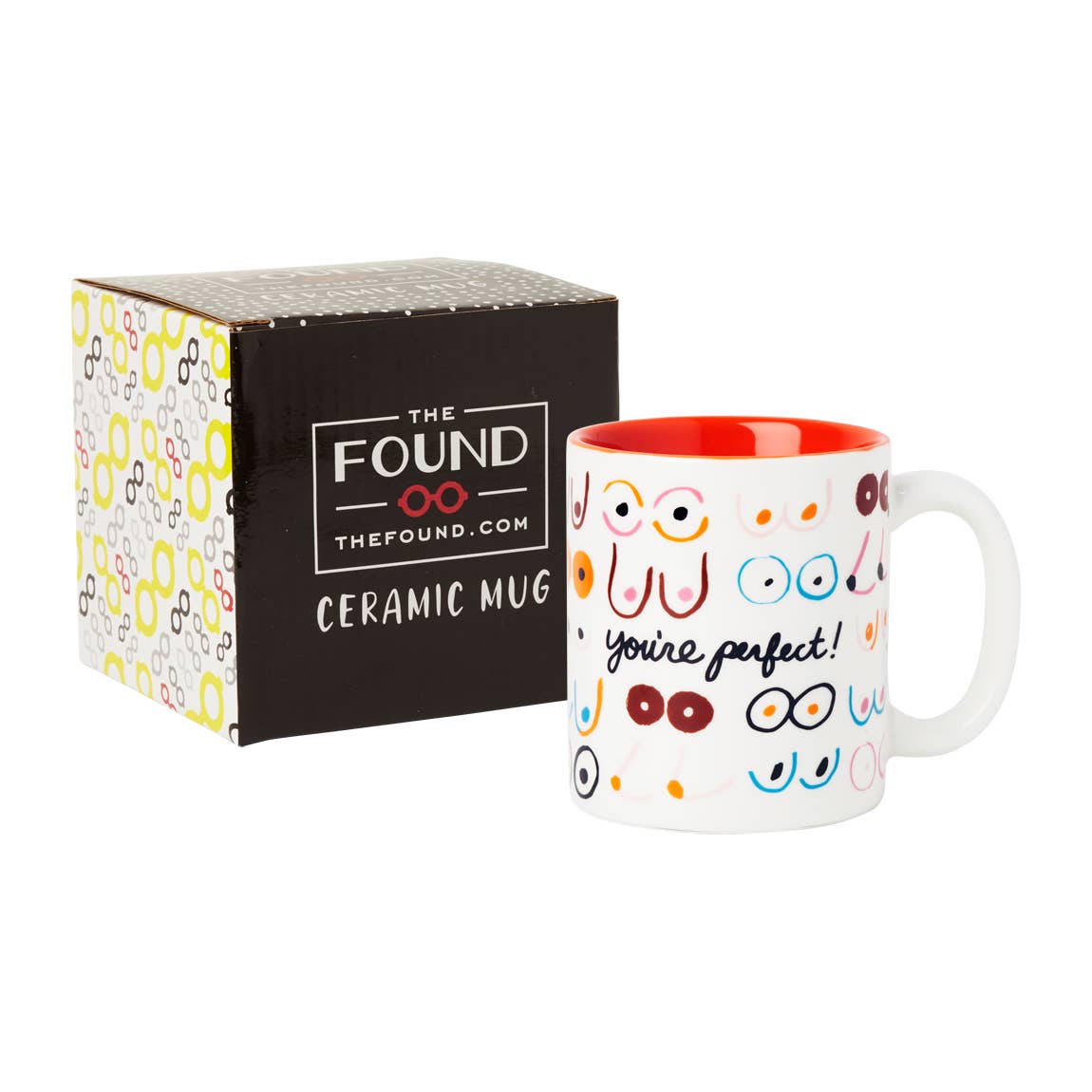 breast coffee cup You're Perfect Boobs Coffee Mug