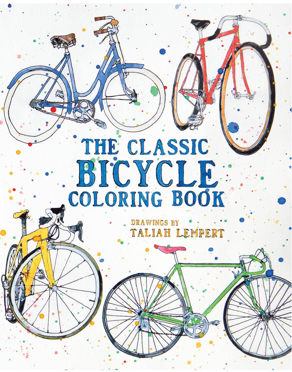 Classic Bicycle Coloring Book