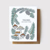 Thanks for Everything - Mushrooms + Ferns Thank You Card