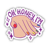 Oh Honey, I&#39;m... Hand Flick Pride Sticker