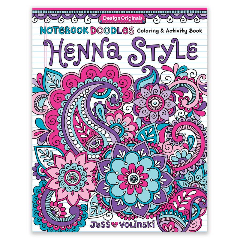 Henna Style Coloring Book