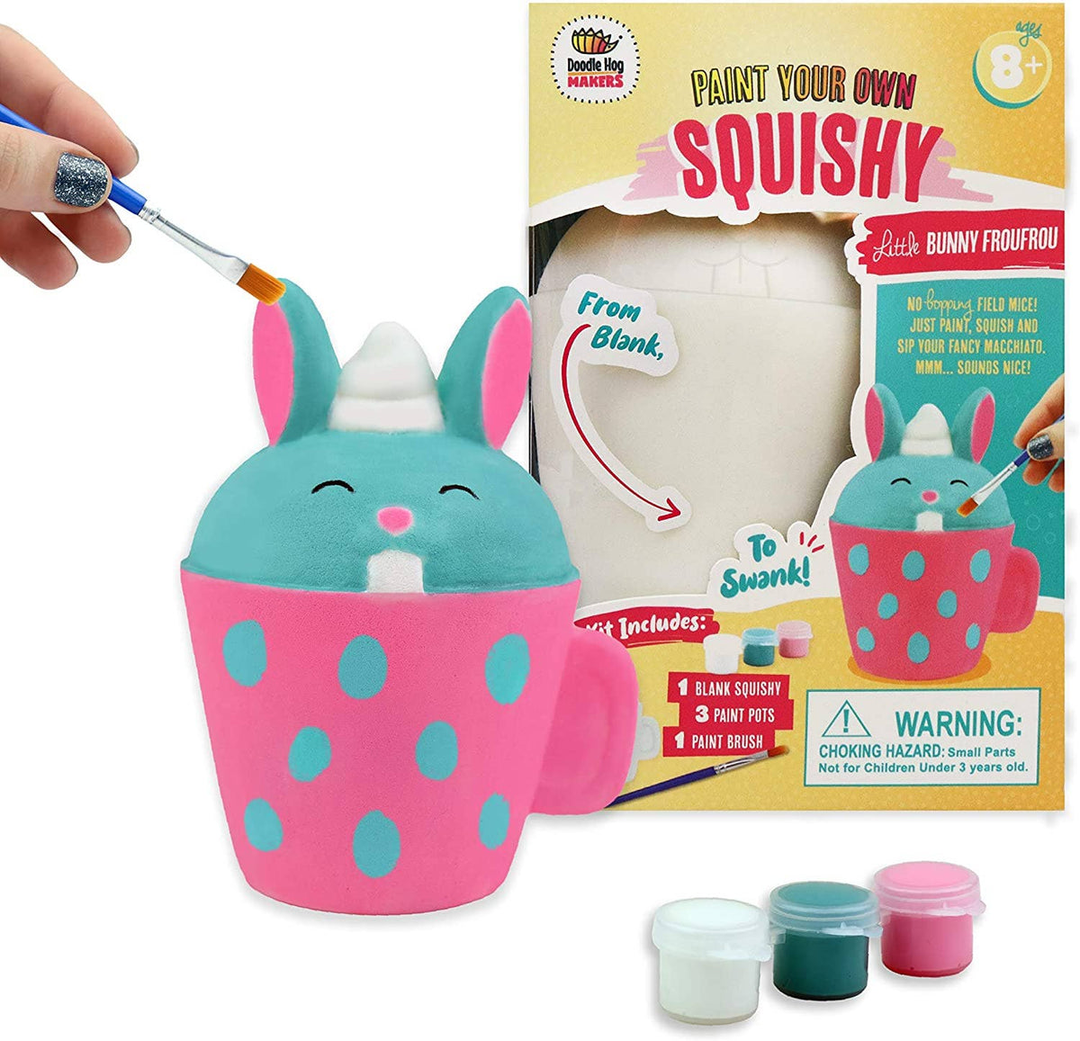 Paint Your Own Squishy Kit: Little Bunny FrouFrou