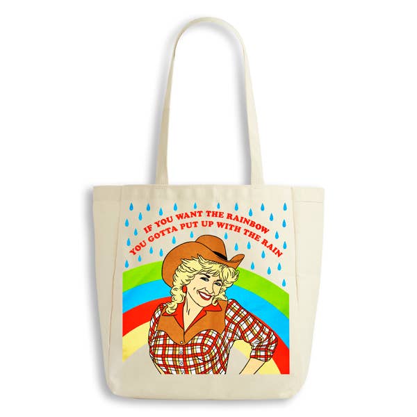 Dolly Rainbow Tote Bag
