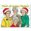 Golden Holiday Card