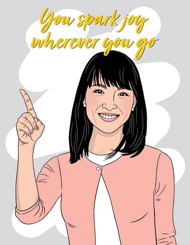 Marie Kondo Joy Card