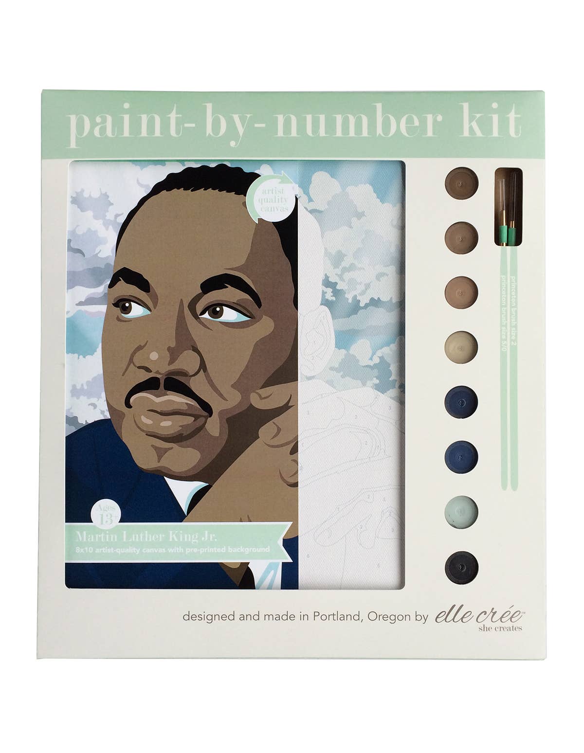 Martin Luther King Jr. Paint-by-Number Kit