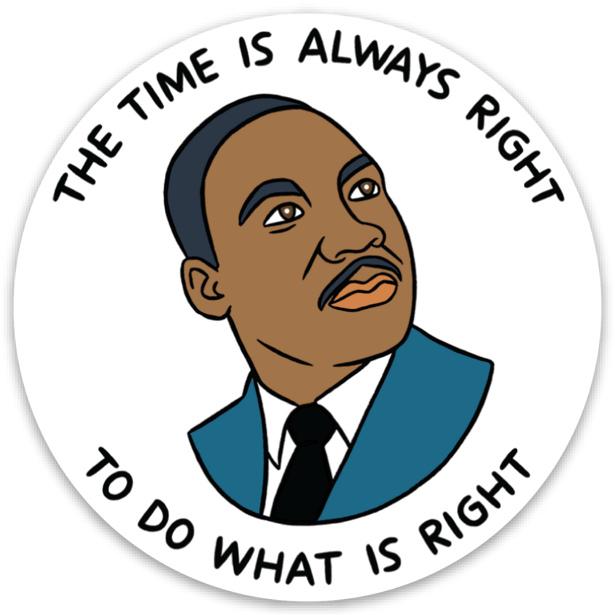 MLK Quote Die Cut Sticker
