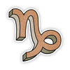 Capricorn Symbol Zodiac Sticker