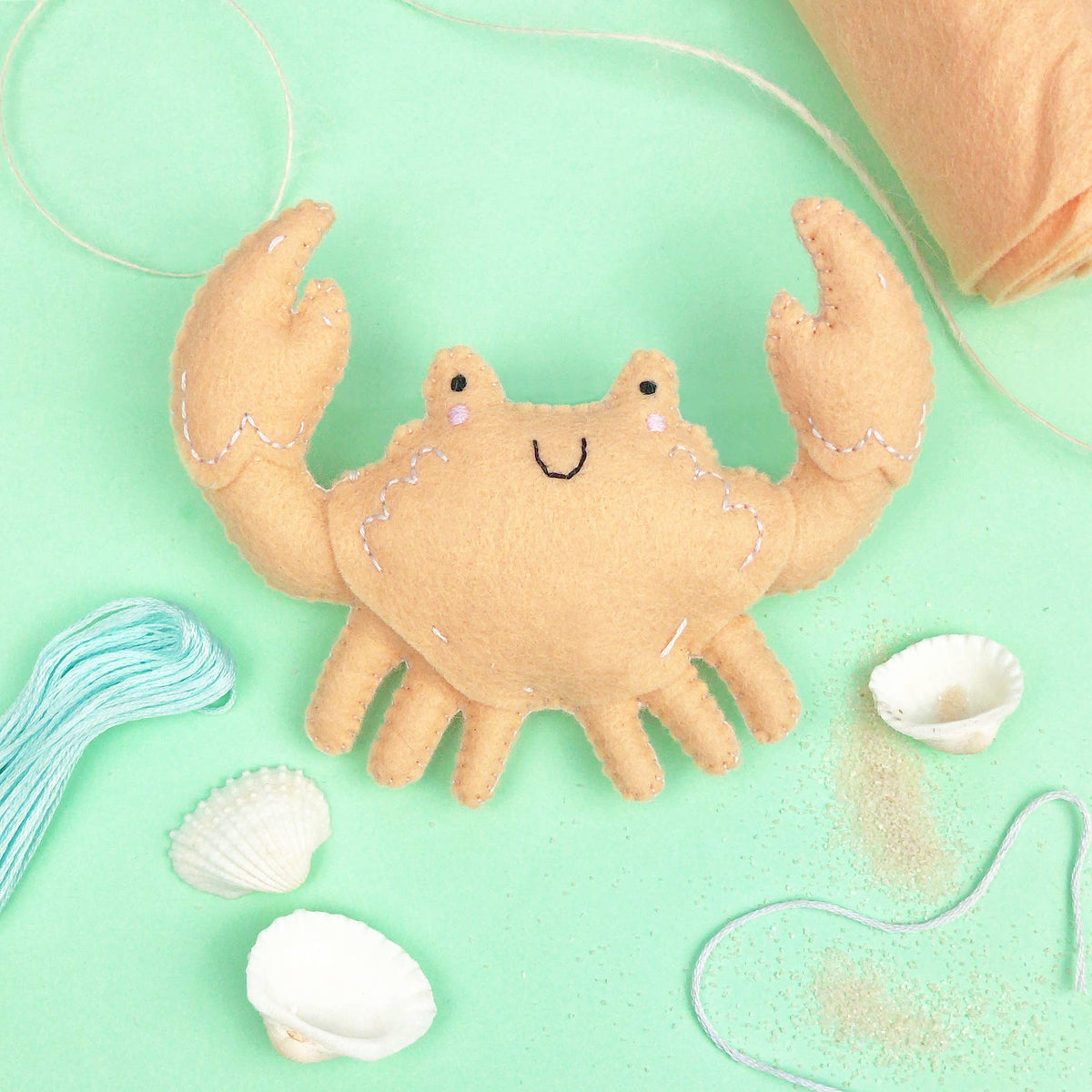 Connie the Crab Felt Sewing Kit