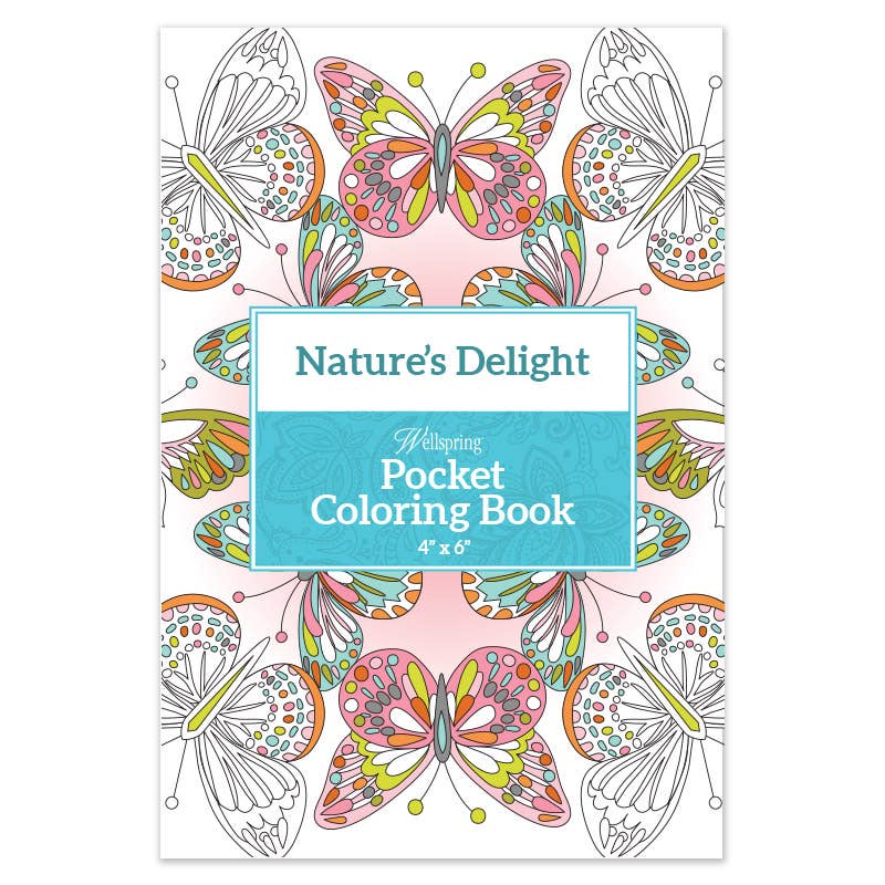 Nature&#39;s Delight Pocket Coloring Book