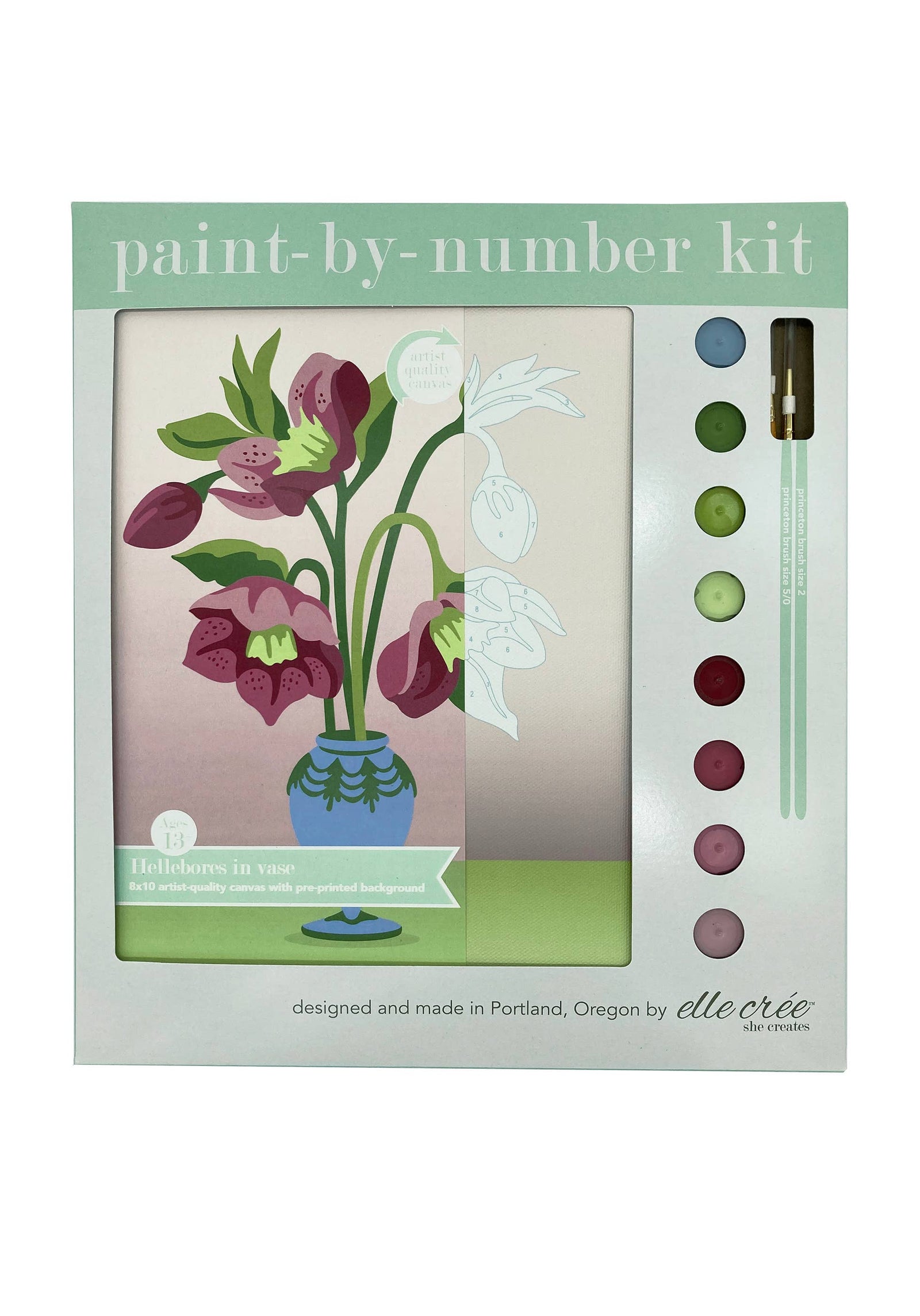 Pink Picasso Paint by Number (PBN)- Find Your Balance - Colors & Cocktails
