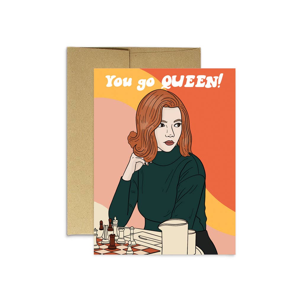 Chess Queen Card