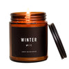 Winter Soy Candle | Amber Jar Candle
