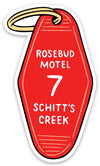 Rosebud Motel Key Tag Sticker