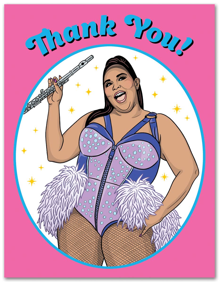 Lizzo Thank You Card
